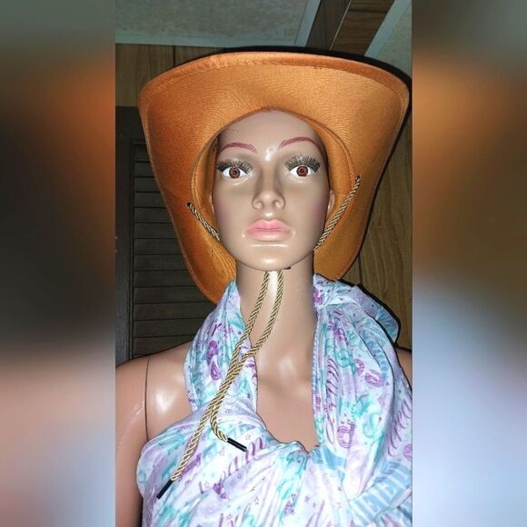 Vintage western style outdoor cowboy hat - Picture 2 of 9
